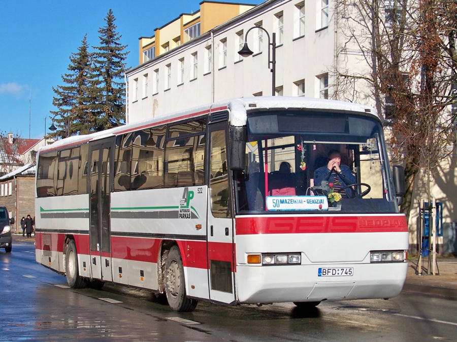 Литва, Neoplan N316Ü Transliner № 522