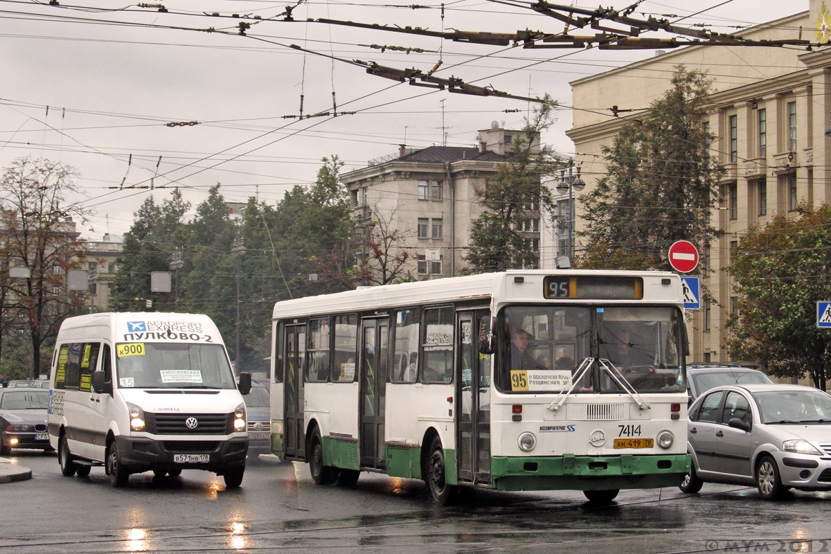 Санкт-Петербург, ЛиАЗ-5256.25 № 7414