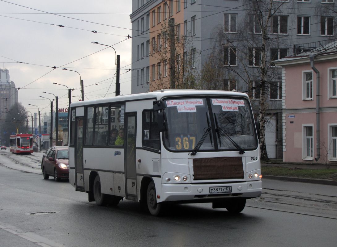 Санкт-Петербург, ПАЗ-320402-05 № 3008