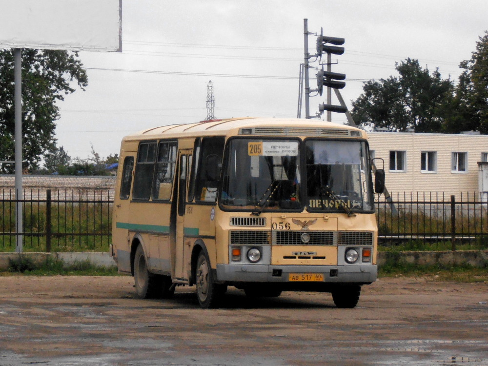 Псковская область, ПАЗ-32053-07 № 056