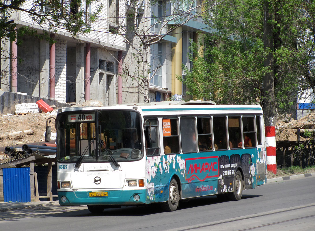 Нижегородская область, ЛиАЗ-5293.00 № 63422