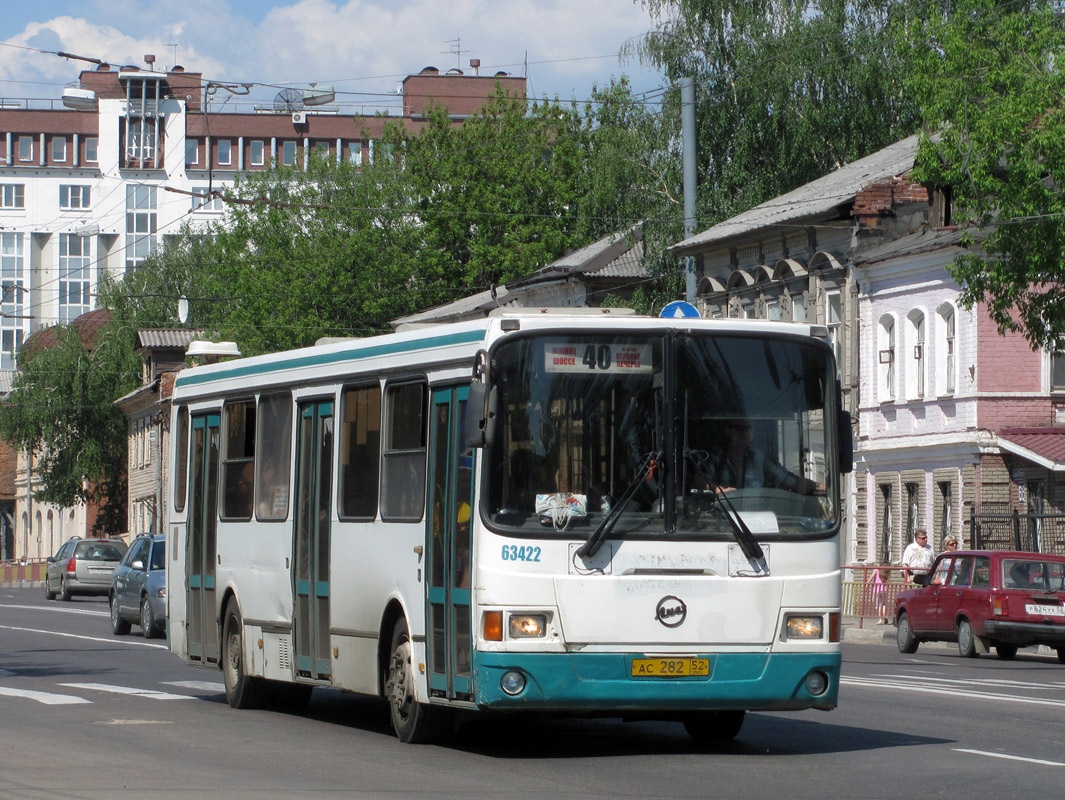 Нижегородская область, ЛиАЗ-5293.00 № 63422