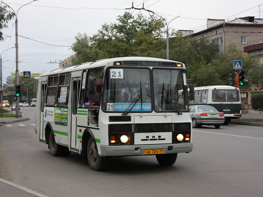 Хакасия, ПАЗ-32054 № АВ 724 19