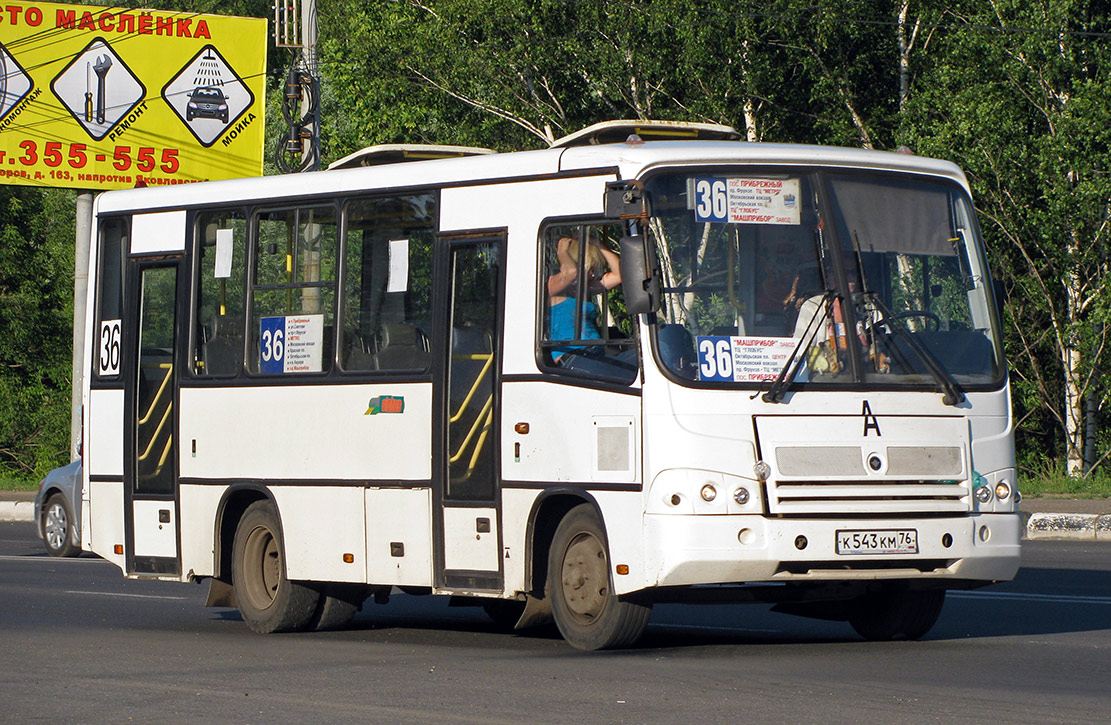 Ярославская область, ПАЗ-320402-03 № К 543 КМ 76