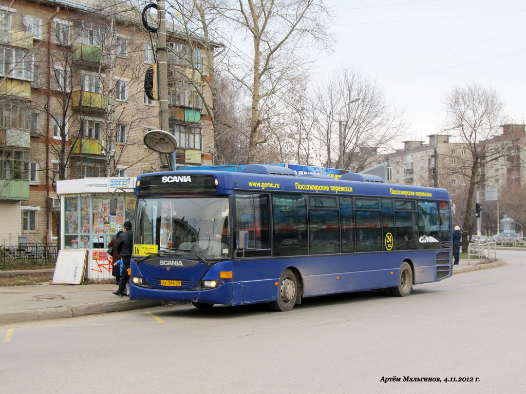 Пермский край, Scania OmniLink I (Скания-Питер) № АУ 744 59