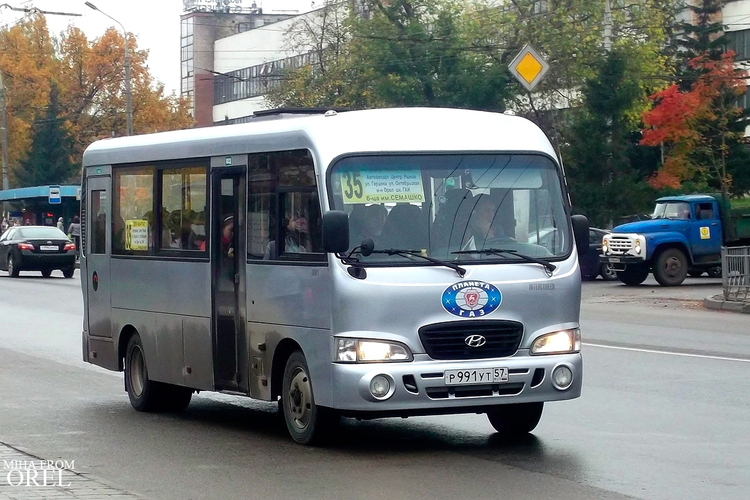 Орловская область, Hyundai County LWB C11 (ТагАЗ) № Р 991 УТ 57