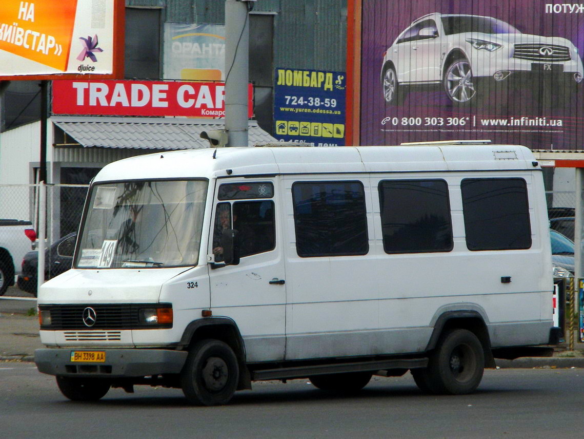 Одесская область, Mercedes-Benz T2 709D № BH 3398 AA