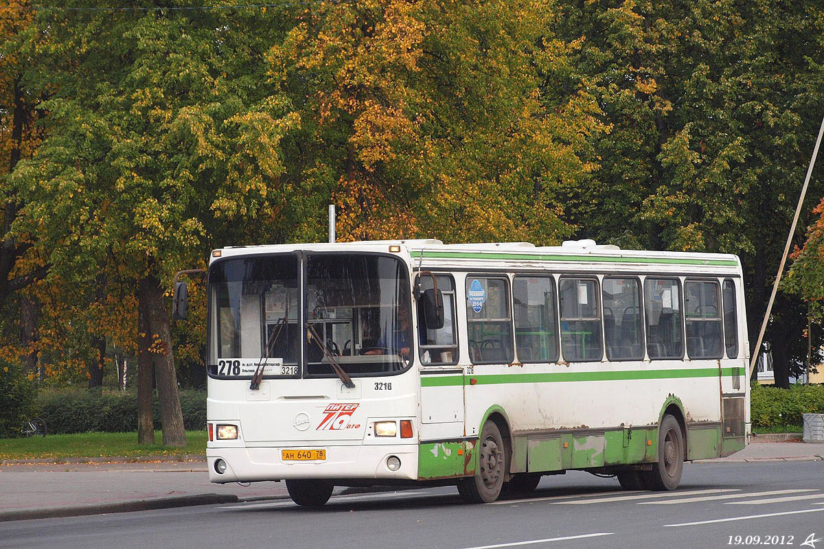 Санкт-Петербург, ЛиАЗ-5256.25 № 3218