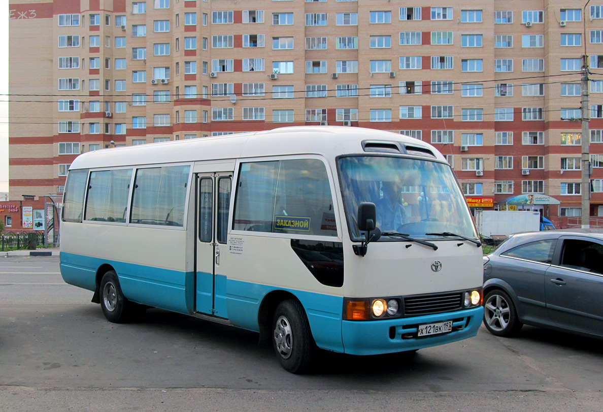 Москва, Toyota Coaster III HZB50 № Х 121 ВК 197 — Фото — Автобусный  транспорт