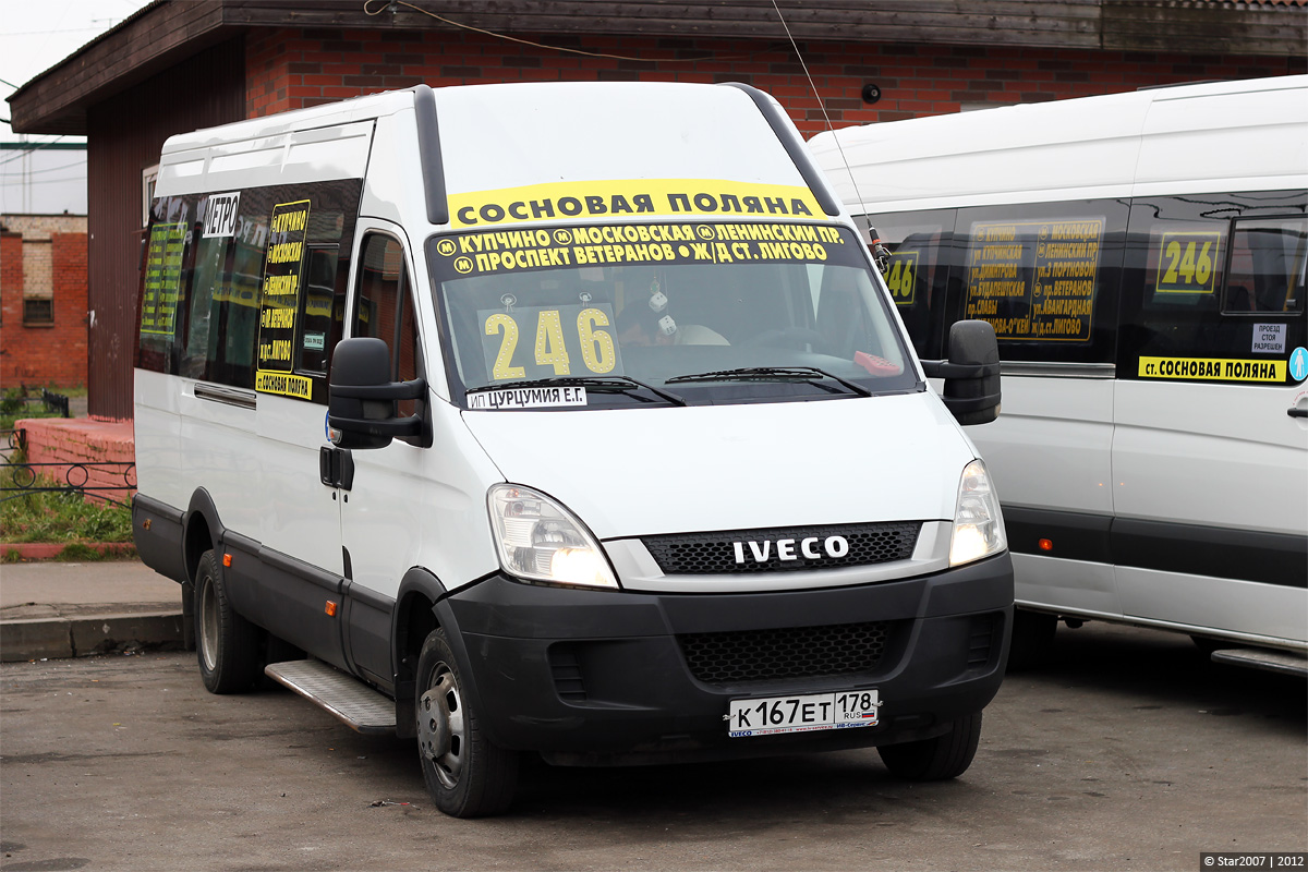 Sanktpēterburga, Nizhegorodets-2227UT (IVECO Daily) № К 167 ЕТ 178