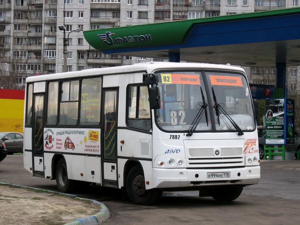 Санкт-Петербург, ПАЗ-320402-05 № 7887