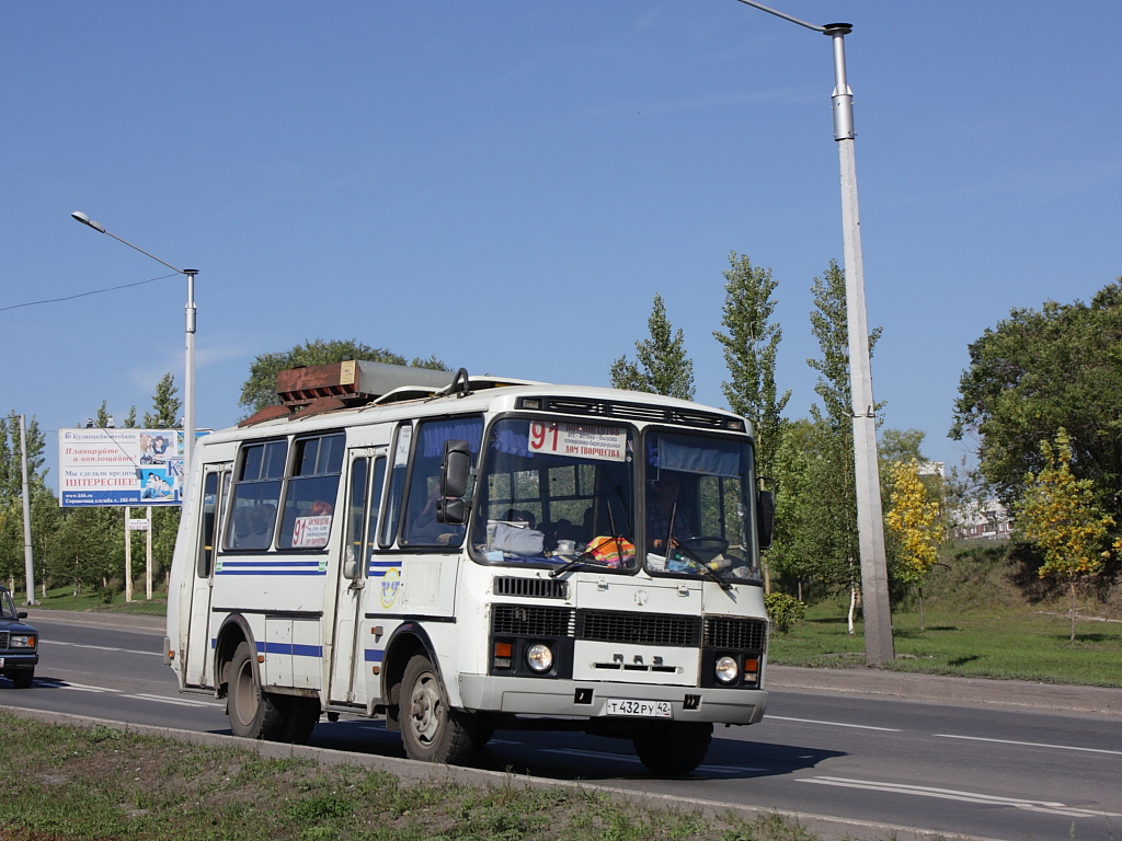 Кемеровская область - Кузбасс, ПАЗ-32054 № Т 432 РУ 42