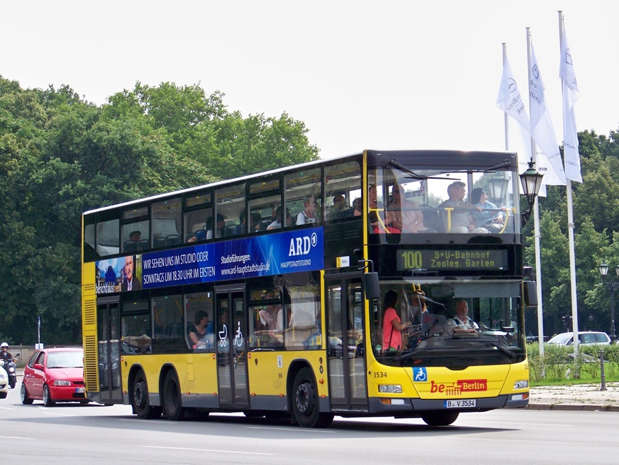 Берлин, MAN A39 Lion's City DD ND323 № 3534
