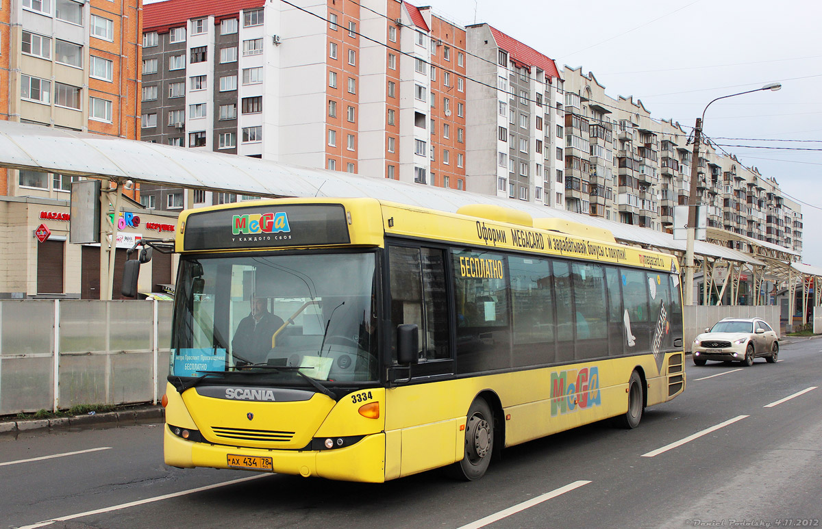 Санкт-Петербург, Scania OmniLink II (Скания-Питер) № 3334