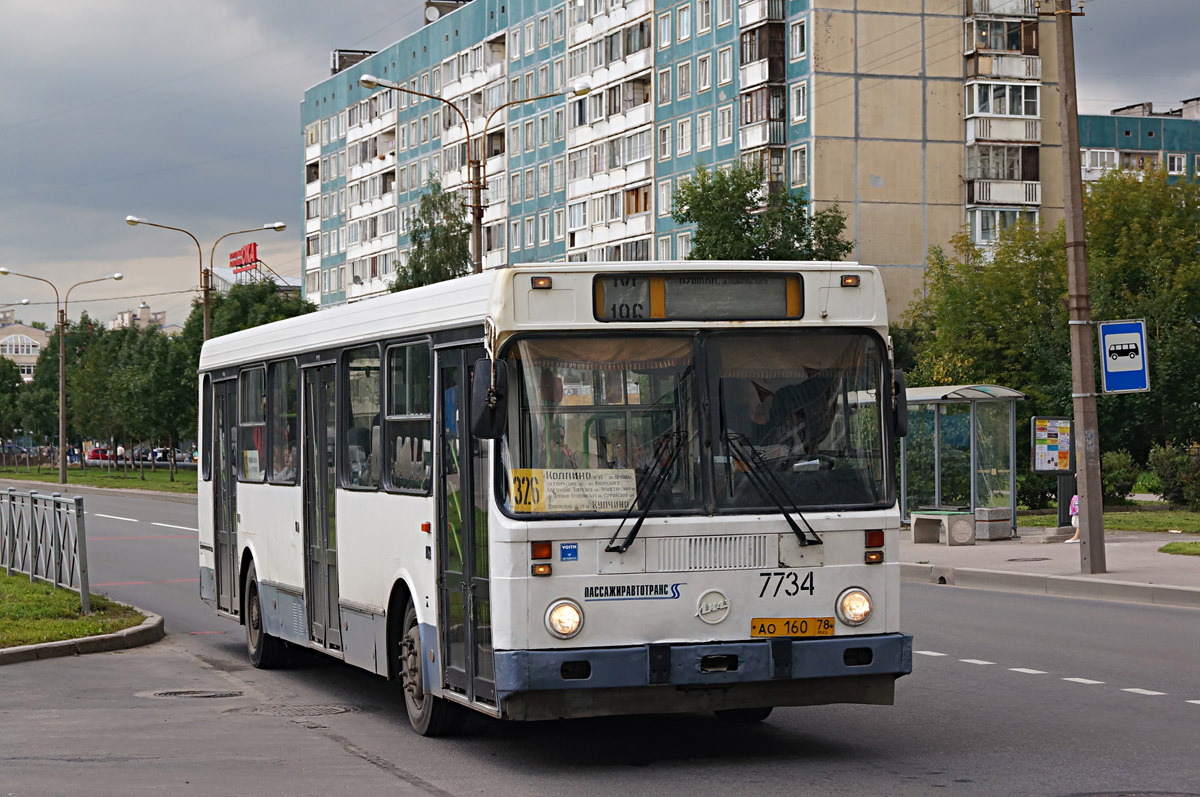 Санкт-Петербург, ЛиАЗ-5256.25 № 7734