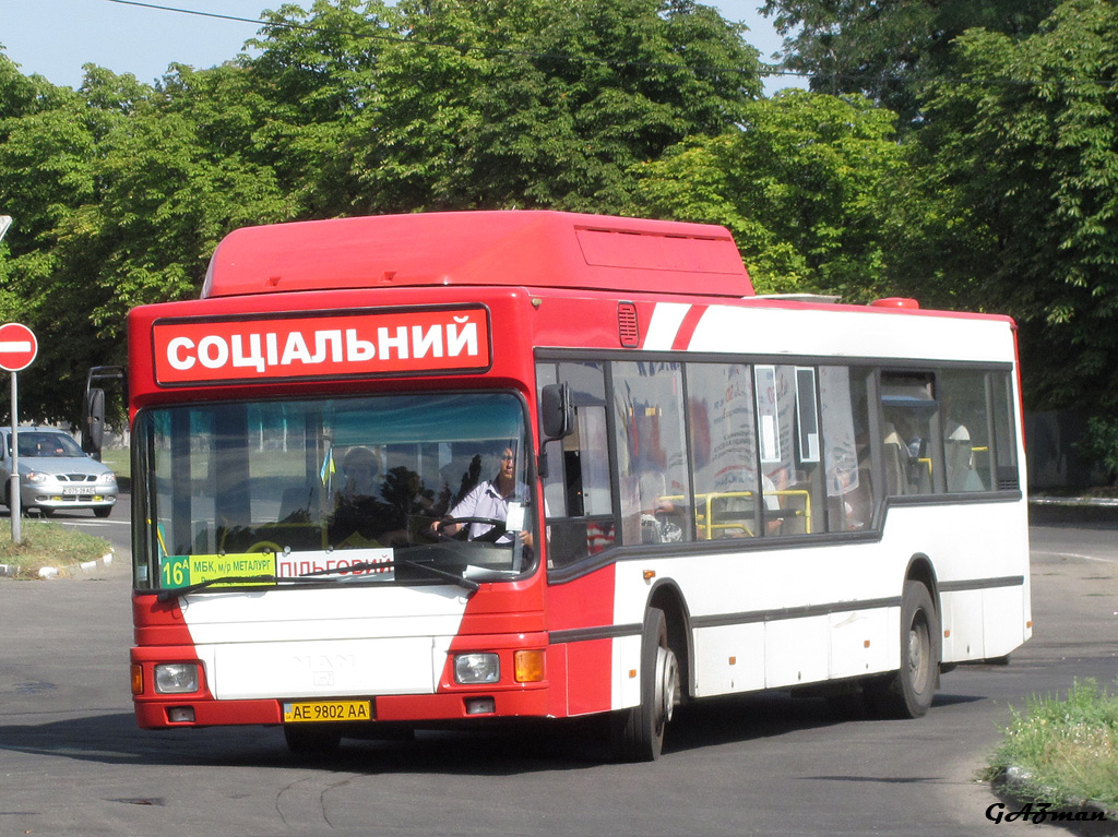 Днепропетровская область, MAN A15 NL232 CNG № 2