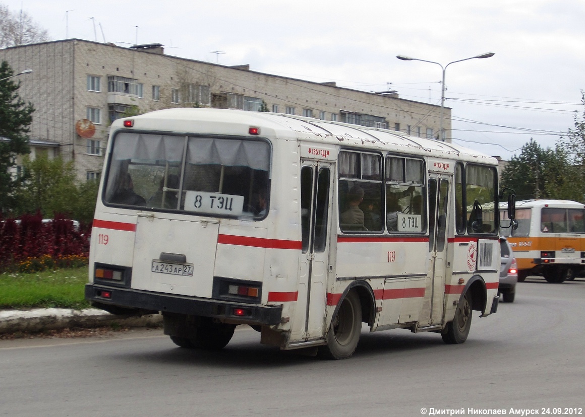 Хабаровский край, ПАЗ-32051-110 № 119