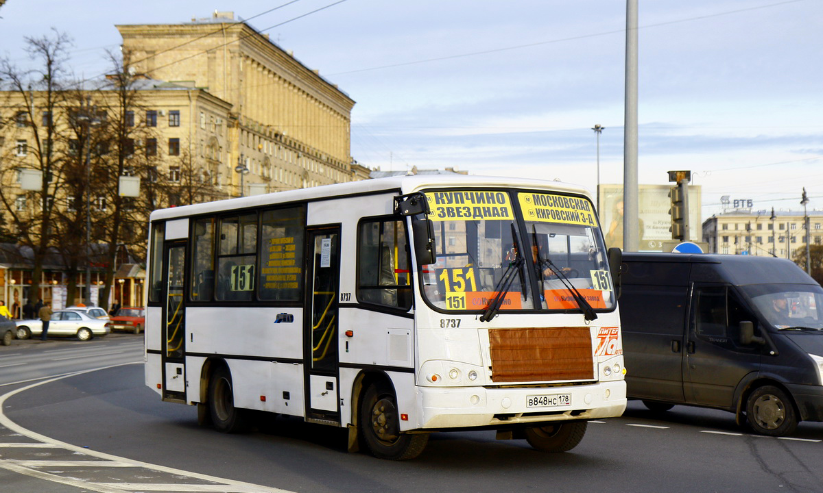 Санкт-Петербург, ПАЗ-320402-05 № 8737