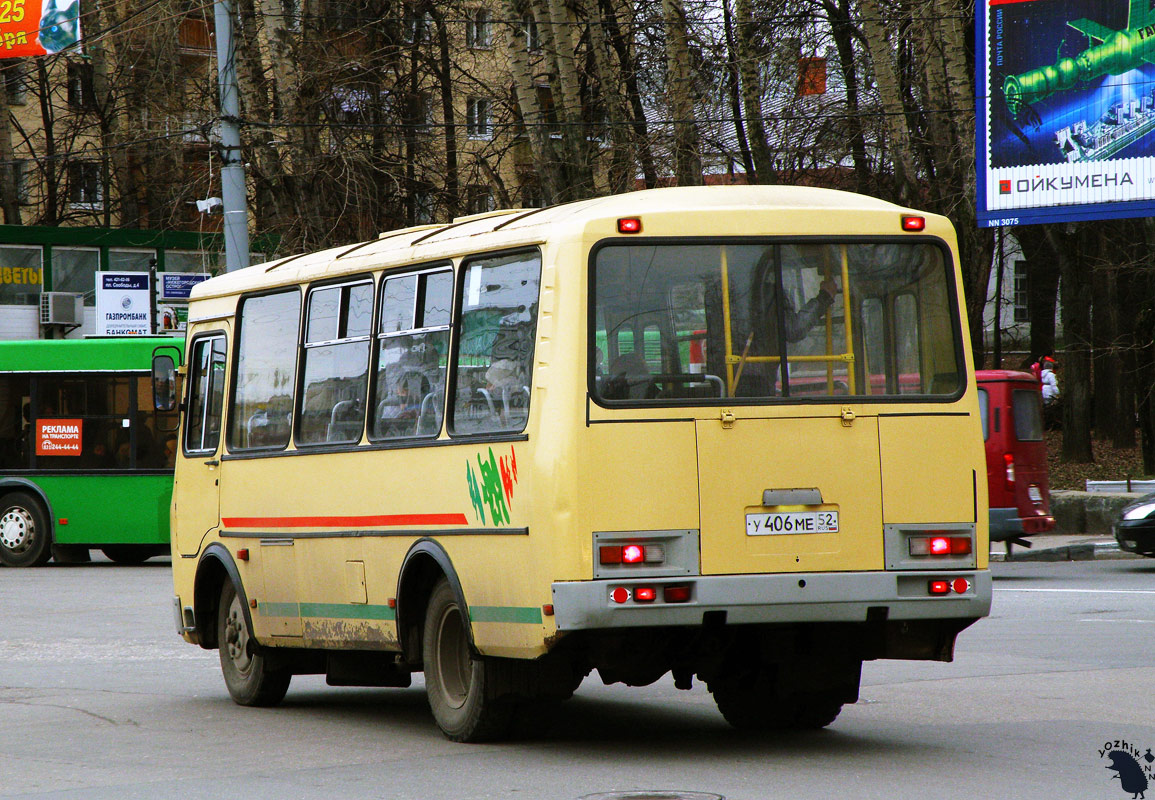 Нижегородская область, ПАЗ-32054 № У 406 МЕ 52