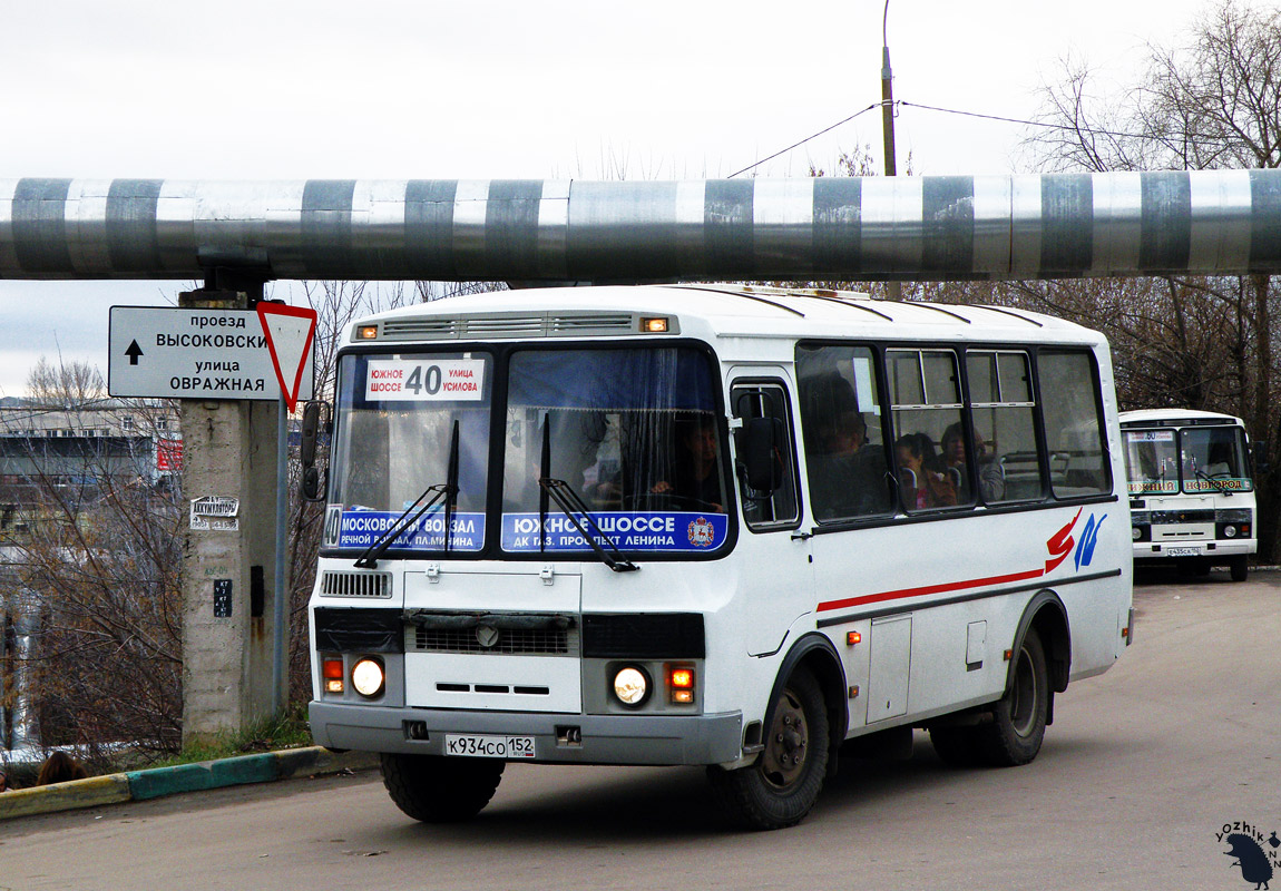 Нижегородская область, ПАЗ-32054 № К 934 СО 152