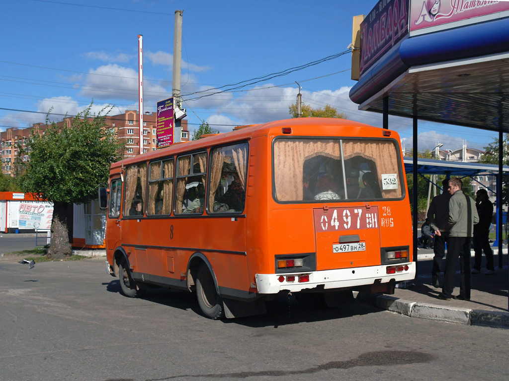 Амурская область, ПАЗ-3205-110 № 8