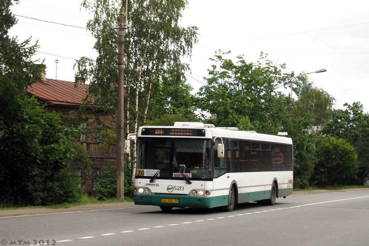 Санкт-Петербург, ЛиАЗ-5292.20 № 5213