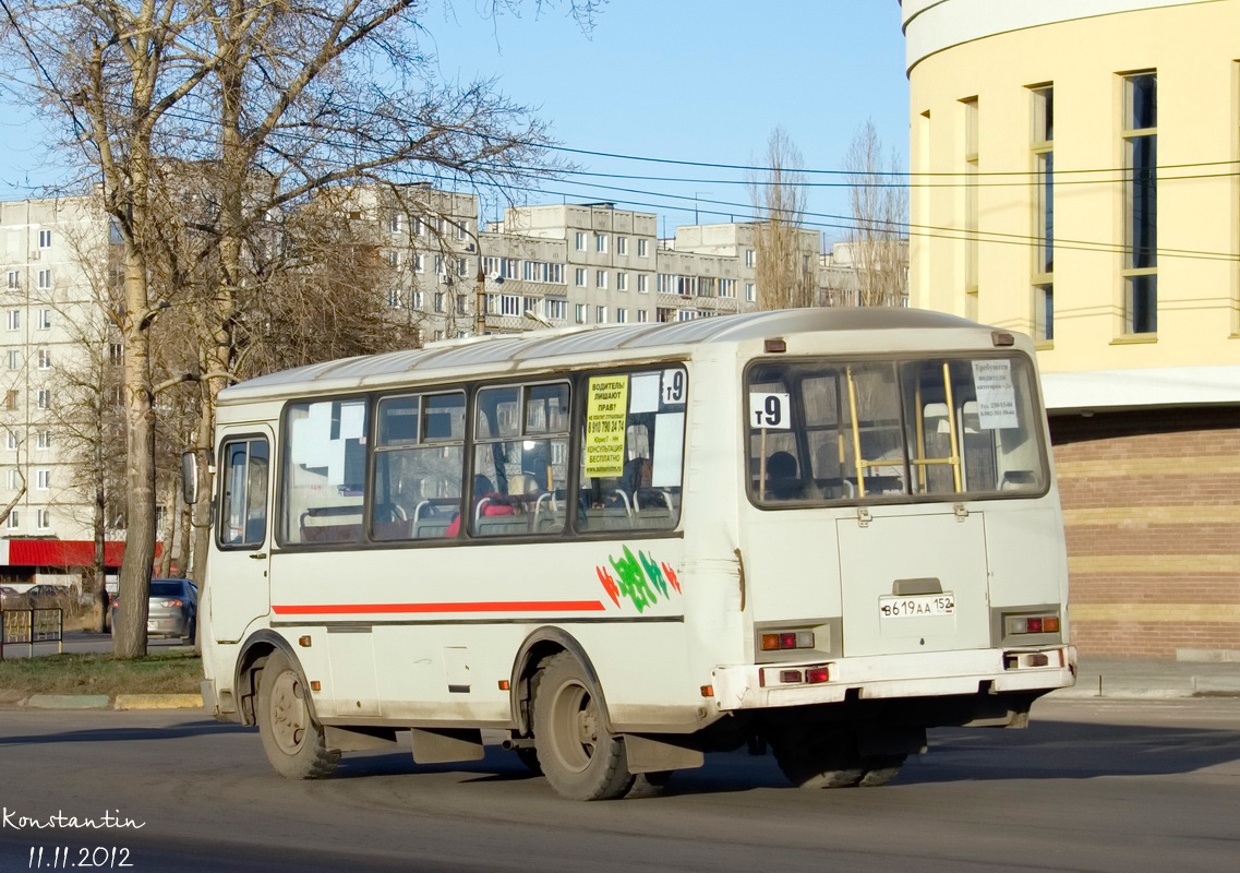 Нижегородская область, ПАЗ-32054 № В 619 АА 152