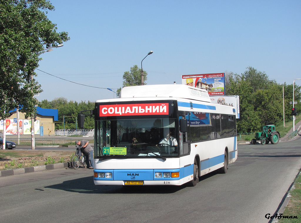 Dnepropetrovsk region, MAN A20 NÜ233 CNG Nr. 11
