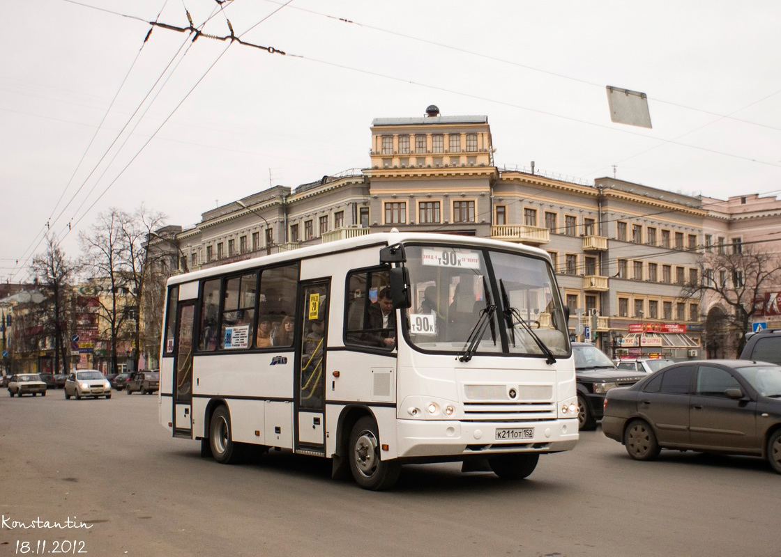 Нижегородская область, ПАЗ-320402-05 № К 211 ОТ 152