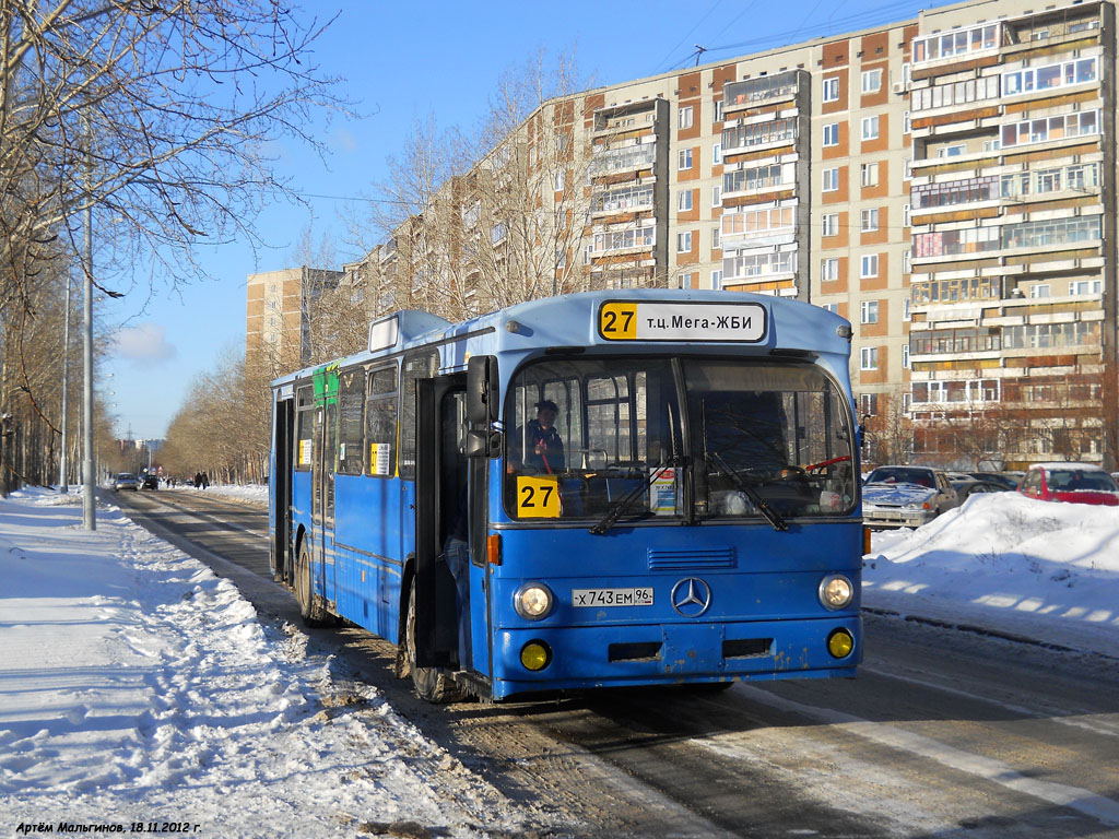 Свердловская область, Mercedes-Benz O305 № Х 743 ЕМ 96