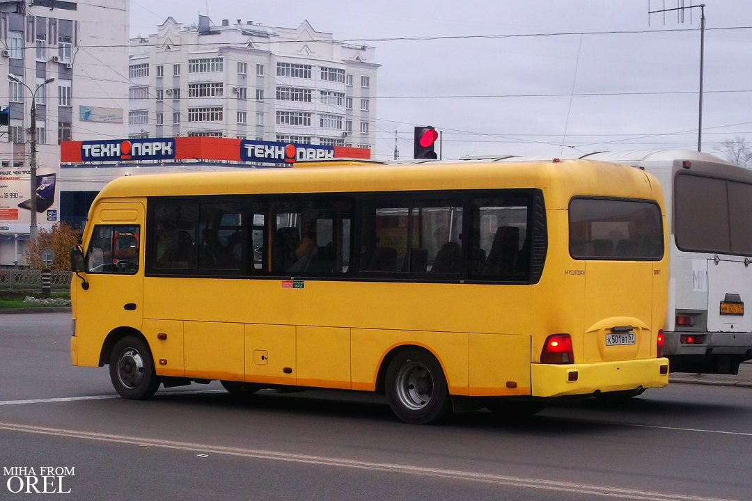 Орловская область, Hyundai County LWB C11 (ТагАЗ) № К 501 ВТ 57