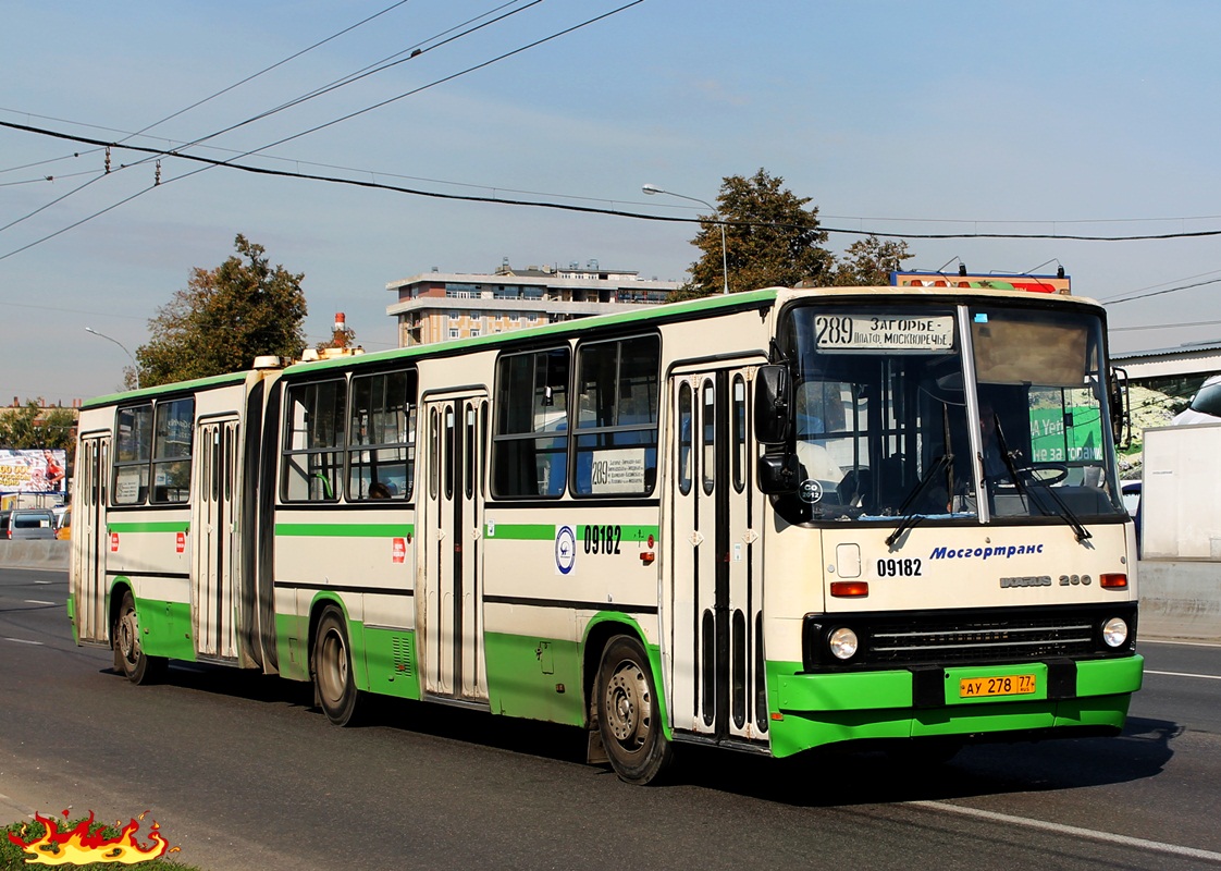 Москва, Ikarus 280.33M № 09182