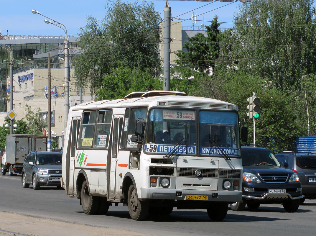 Nizhegorodskaya region, PAZ-32054 č. АС 772 52