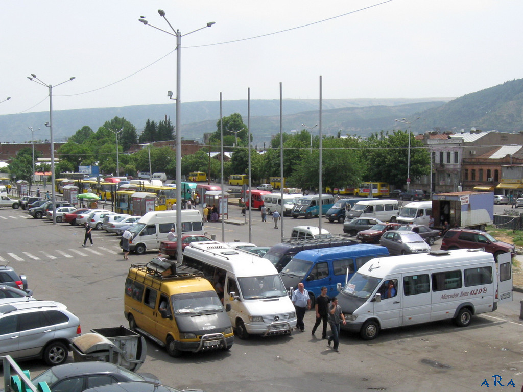 Грузия, Ford Transit № LRL-001; Грузия, Mercedes-Benz Sprinter W904 412D № OQR-400; Грузия — Конечные остановки, вокзалы и станции