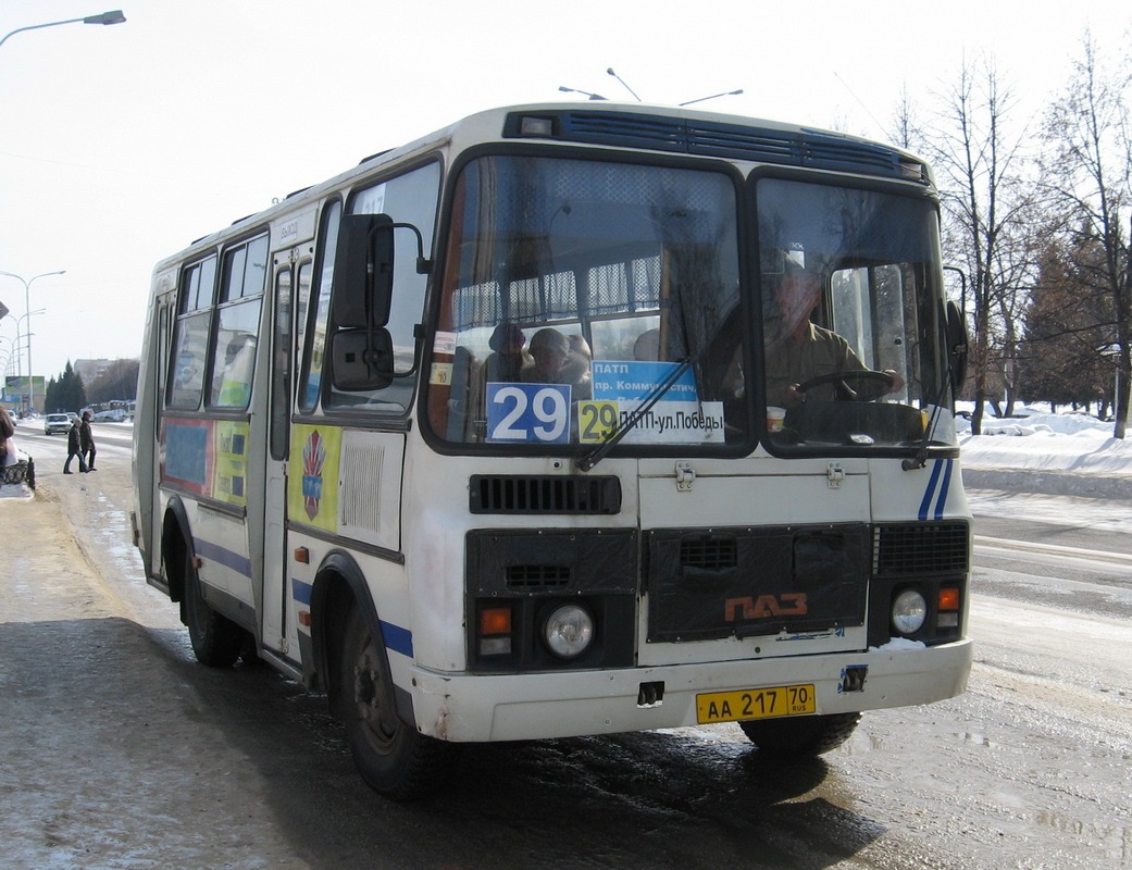 Томская область, ПАЗ-32054 № АА 217 70