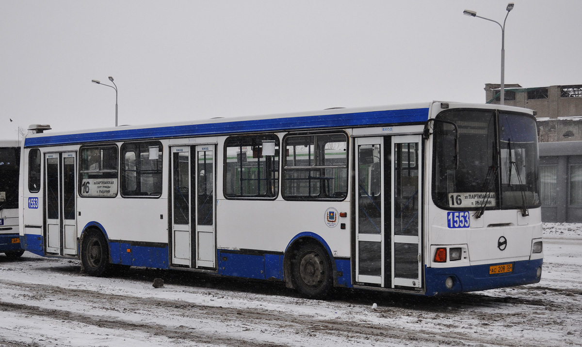 Omsk region, LiAZ-5256.45 Nr. 1553