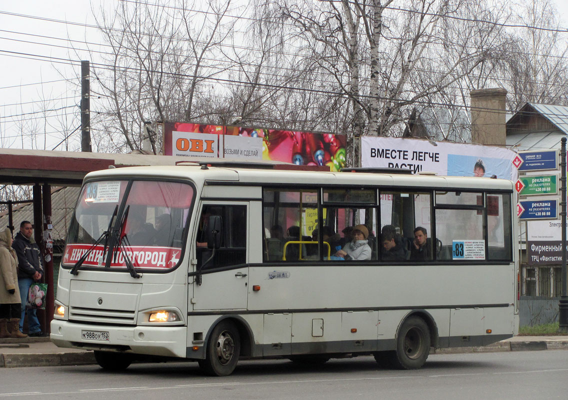 Нижегородская область, ПАЗ-3204 (00) № К 988 ОУ 152