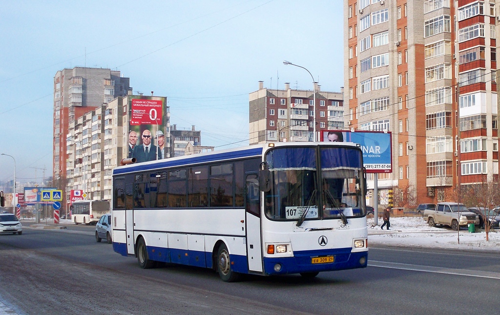 Красноярский край, ЛиАЗ-5256.23-01 (ГолАЗ) № ЕВ 309 24