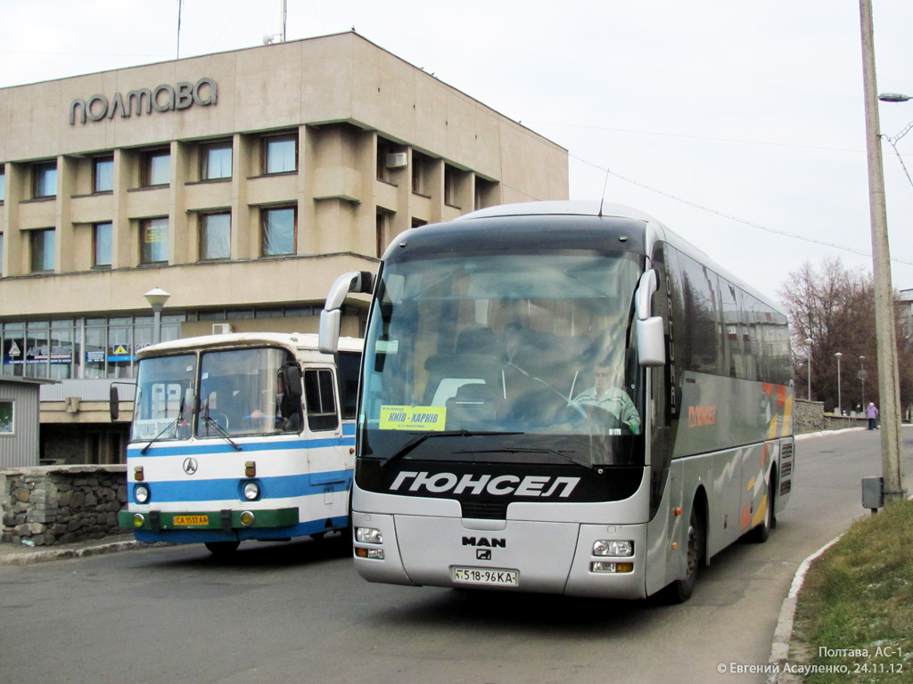 Киев, MAN R07 Fortuna RHC414 № 518-96 КА; Полтавская область — Полтава — автостанции