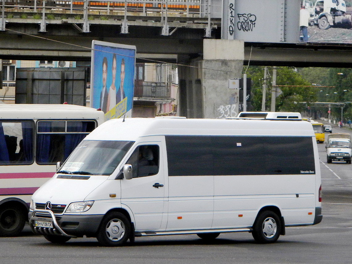 Одесская область, Mercedes-Benz Sprinter W903 316CDI № BH 6138 CK