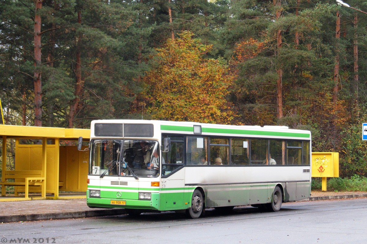 Ленинградская область, Mercedes-Benz O405 № 279