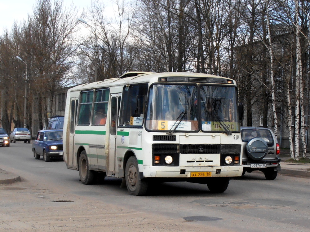 Псковская область, ПАЗ-32054-07 № 418