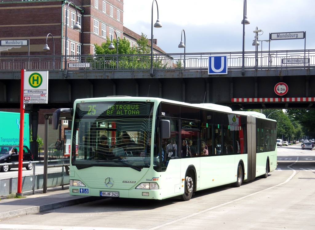 Гамбург, Mercedes-Benz O530GÜ Citaro GÜ № 7422