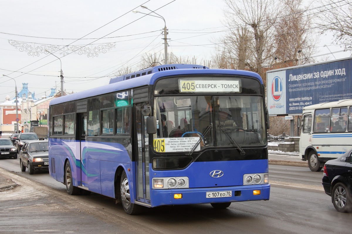 Томская область, Hyundai New Super AeroCity № С 107 ЕО 70