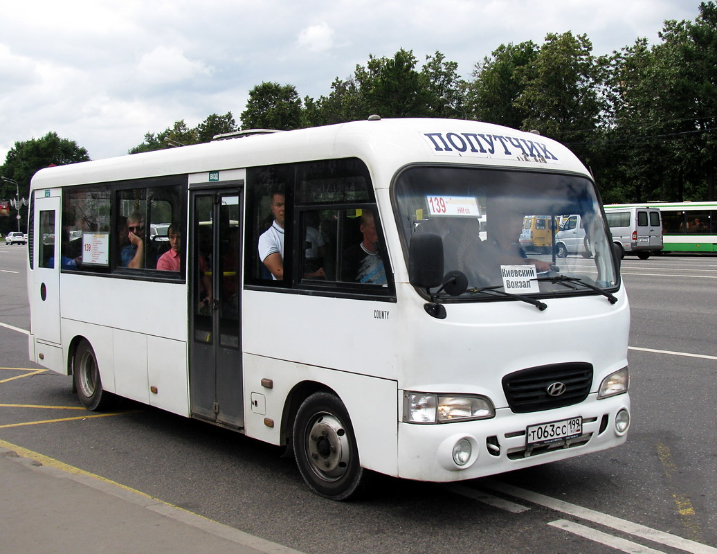 Москва, Hyundai County LWB C09 (РоАЗ) № Т 063 СС 199