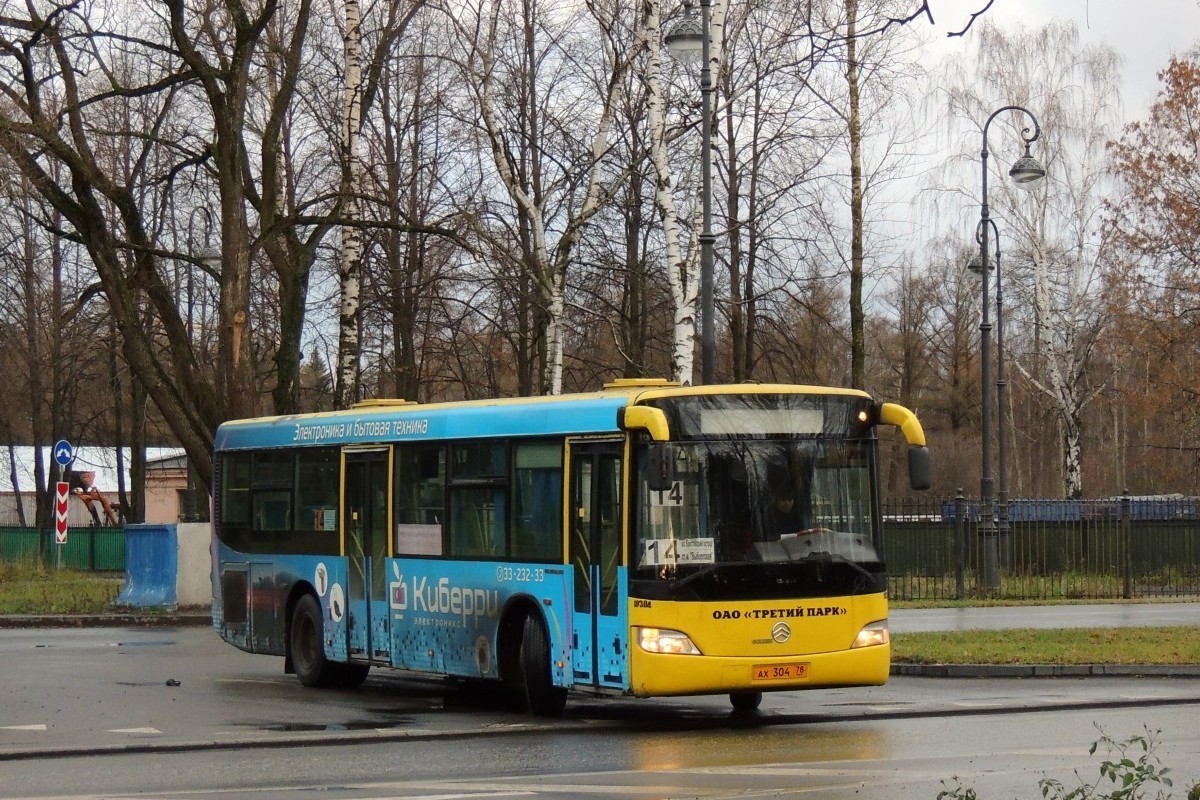 Санкт-Петербург, Golden Dragon XML6112UE № АХ 304 78