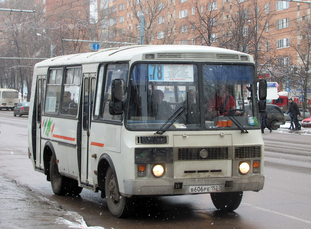 Нижегородская область, ПАЗ-32054 № В 606 РЕ 152