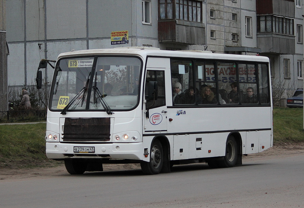 Ленинградская область, ПАЗ-320402-03 № В 239 СМ 47