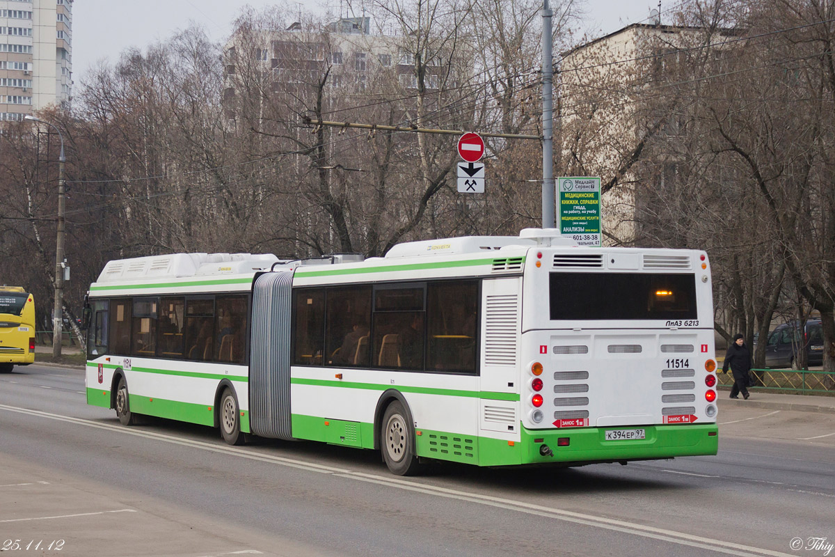 Москва, ЛиАЗ-6213.71 № 11514