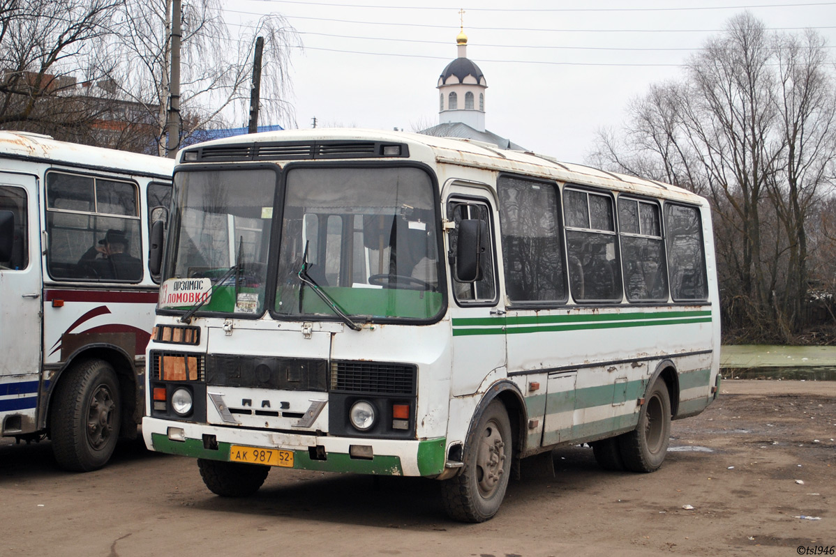 Нижегородская область, ПАЗ-32053 № АК 987 52